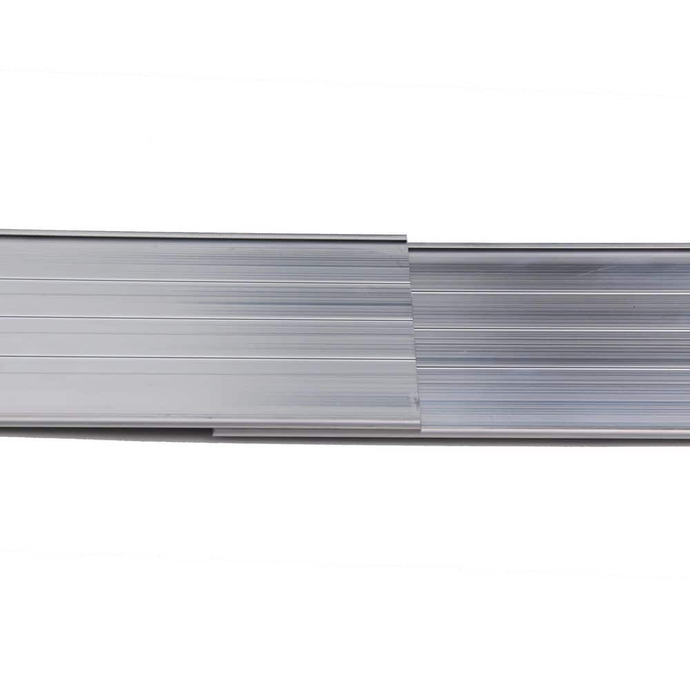 48 ft. x 0.18 in. x 4 in. Mill (Silver) Aluminum Edging Kit - Hercitys