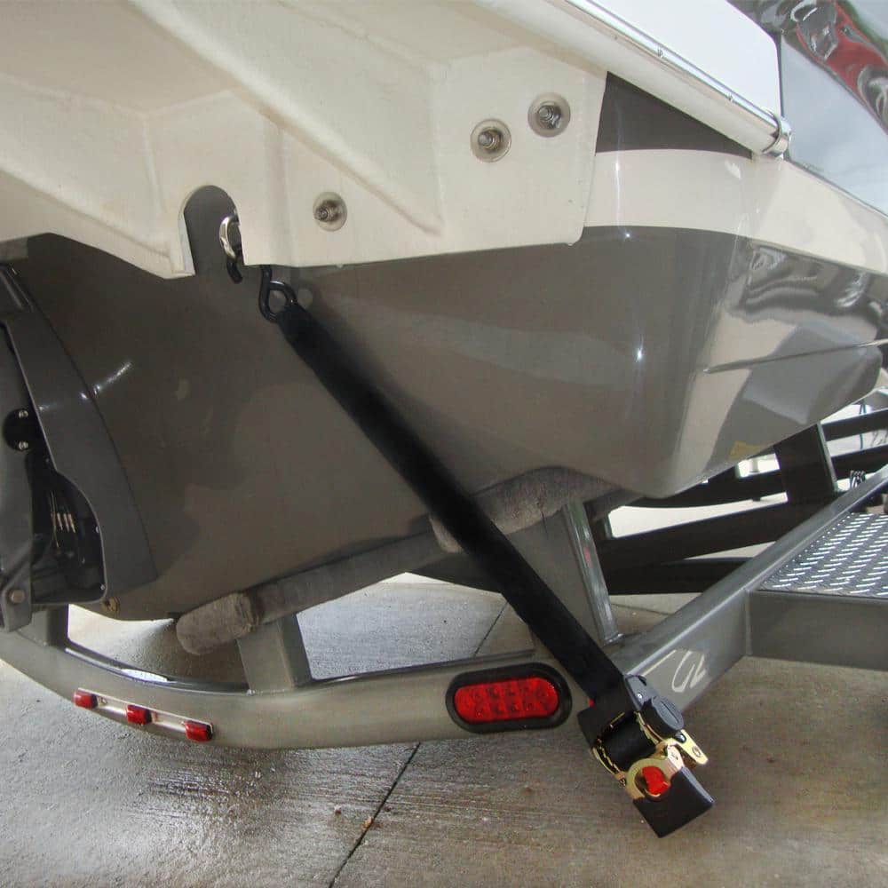 2 in. x 5.5 ft. 4000 lbs. Bolt On Retractable Ratchet Strap (2-Pack) - Hercitys