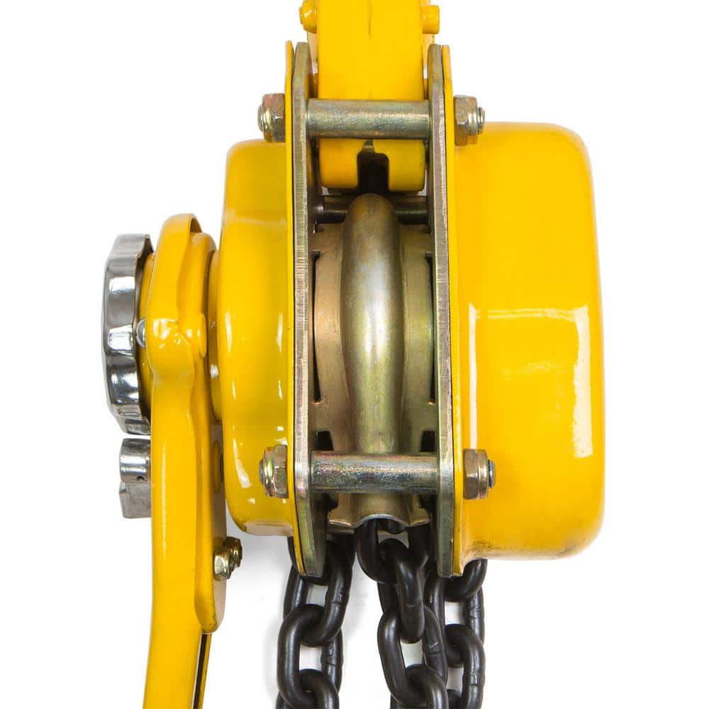 10 ft. 6-Ton Steel Block Chain Lever Hoist Puller Lifter - Hercitys