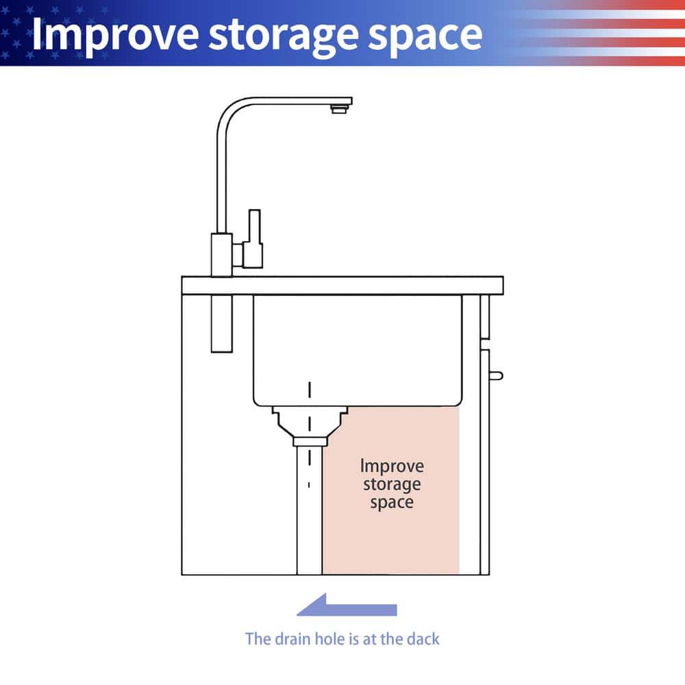 23 in. L x 18 in. W Undermount Single Bowl 16-Gauge Stainless Steel Kitchen Sink in Brushed Nickel - Hercitys