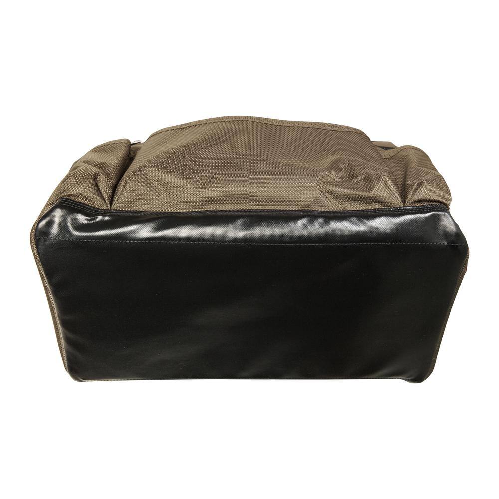 15 in. 29 Pocket Chestnut Industrial Grade Nailhead Nylon Tool Bag with Shoulder Strap - Hercitys