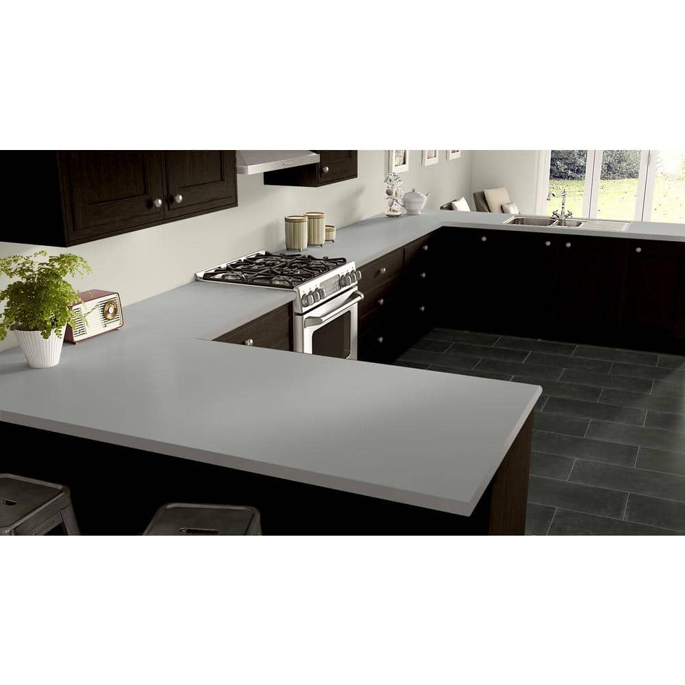 5 ft. x 10 ft. Laminate Sheet in Dove Grey with Matte Finish - Hercitys