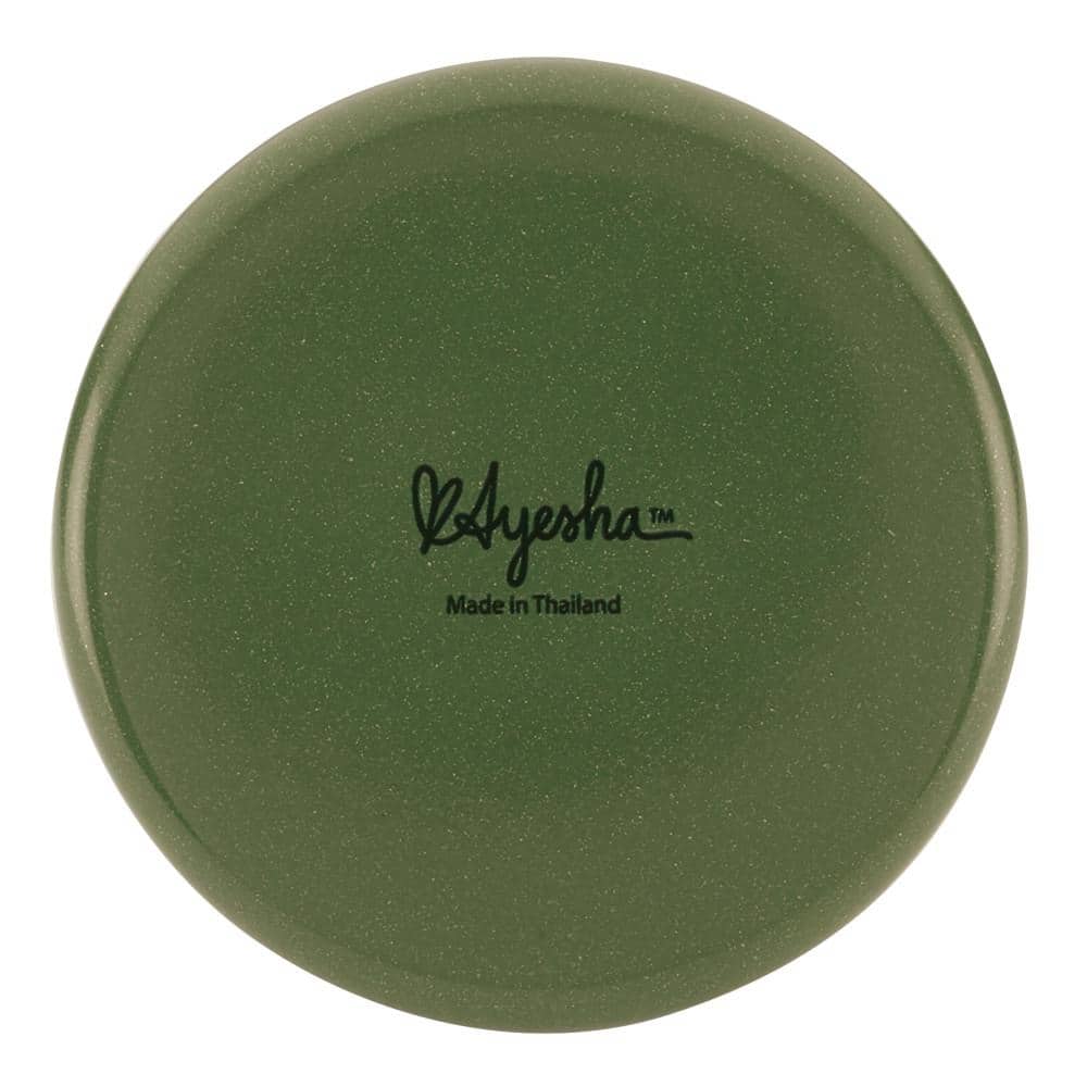 4 in. x 4 in. Enamel on Steel Bacon Grease Can Basil Green - Hercitys