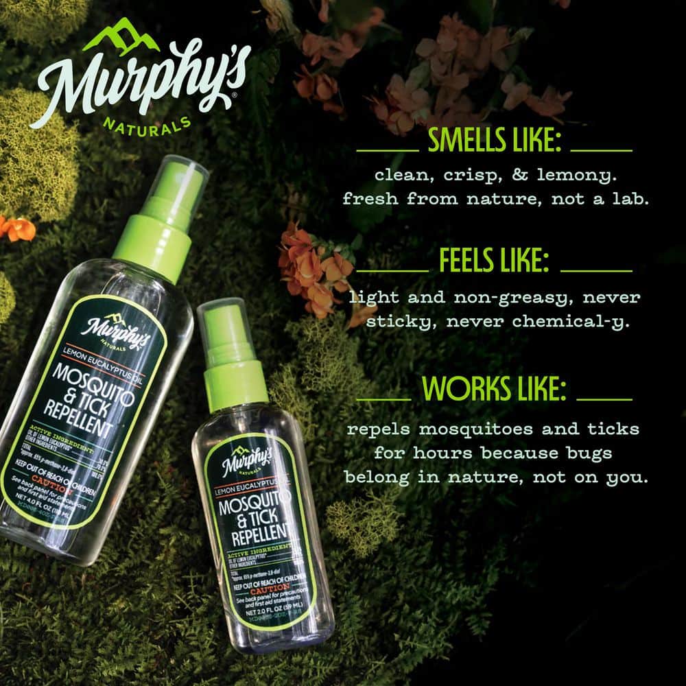 2-Pack DEET-Free Lemon Eucalyptus Oil Insect Repellent Spray – Natural Mosquito and Tick Protection (4 oz. Each) - Hercitys