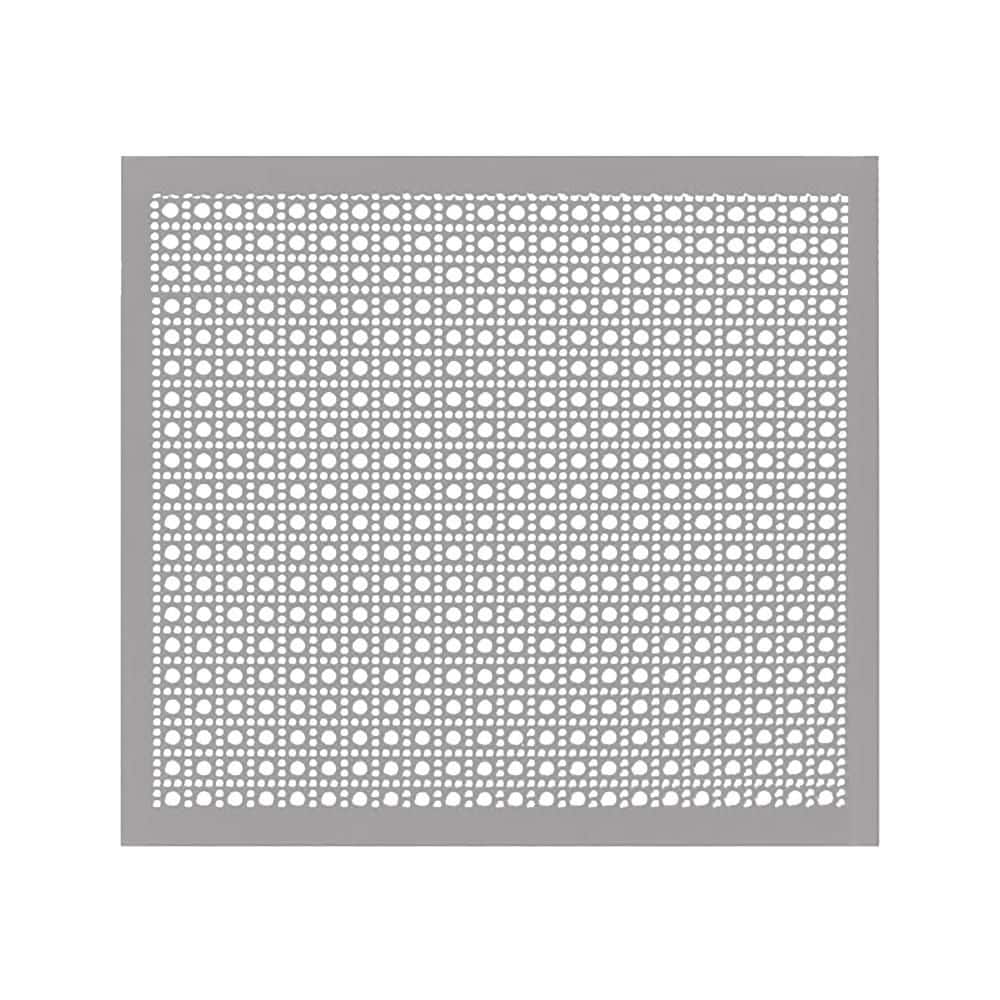 36 in. x 36 in. Lincane Aluminum Sheet in Silver - Hercitys