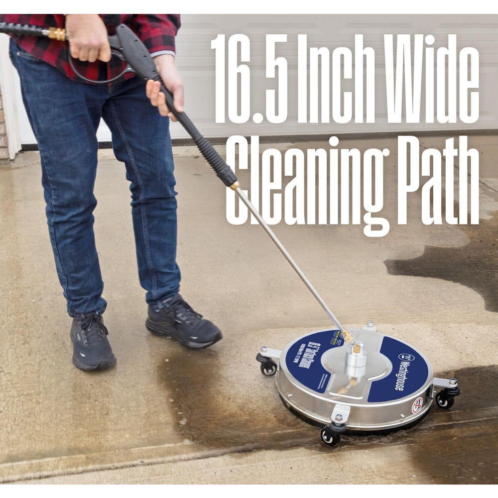 16.5 in. 4400 PSI Stainless Steel Pressure Washer Surface Cleaner - Hercitys