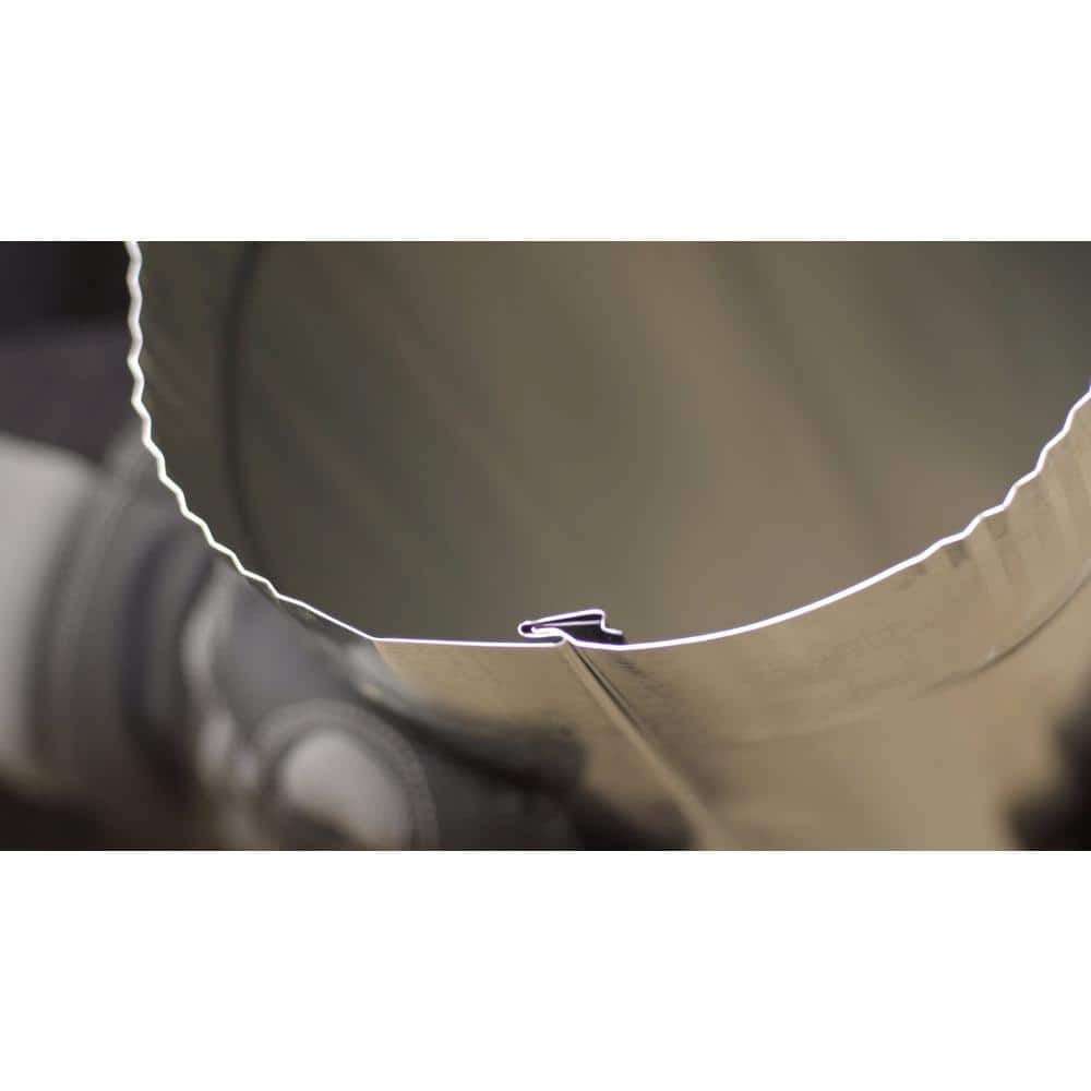 12 in. x 5 ft. Round Metal Duct Pipe - Hercitys