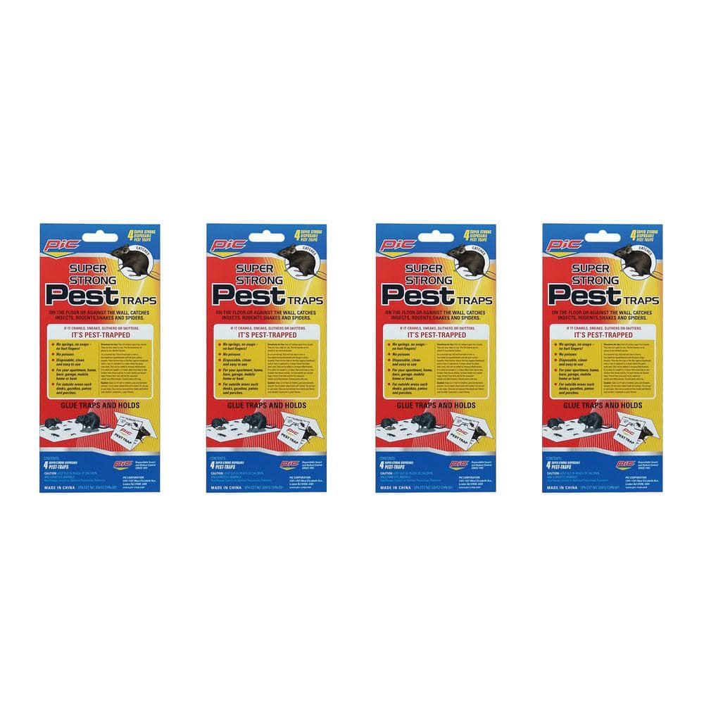 4 Glue Pest Trap for Spiders and Snakes (3-Packs) - Hercitys