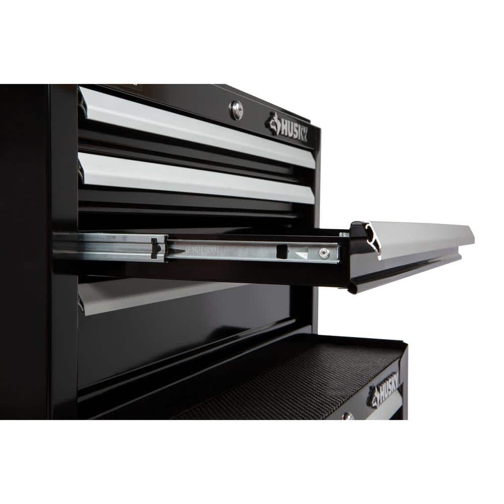 26 in. W x 12 in. D Standard Duty 4-Drawer Top Tool Chest in Gloss Black - Hercitys