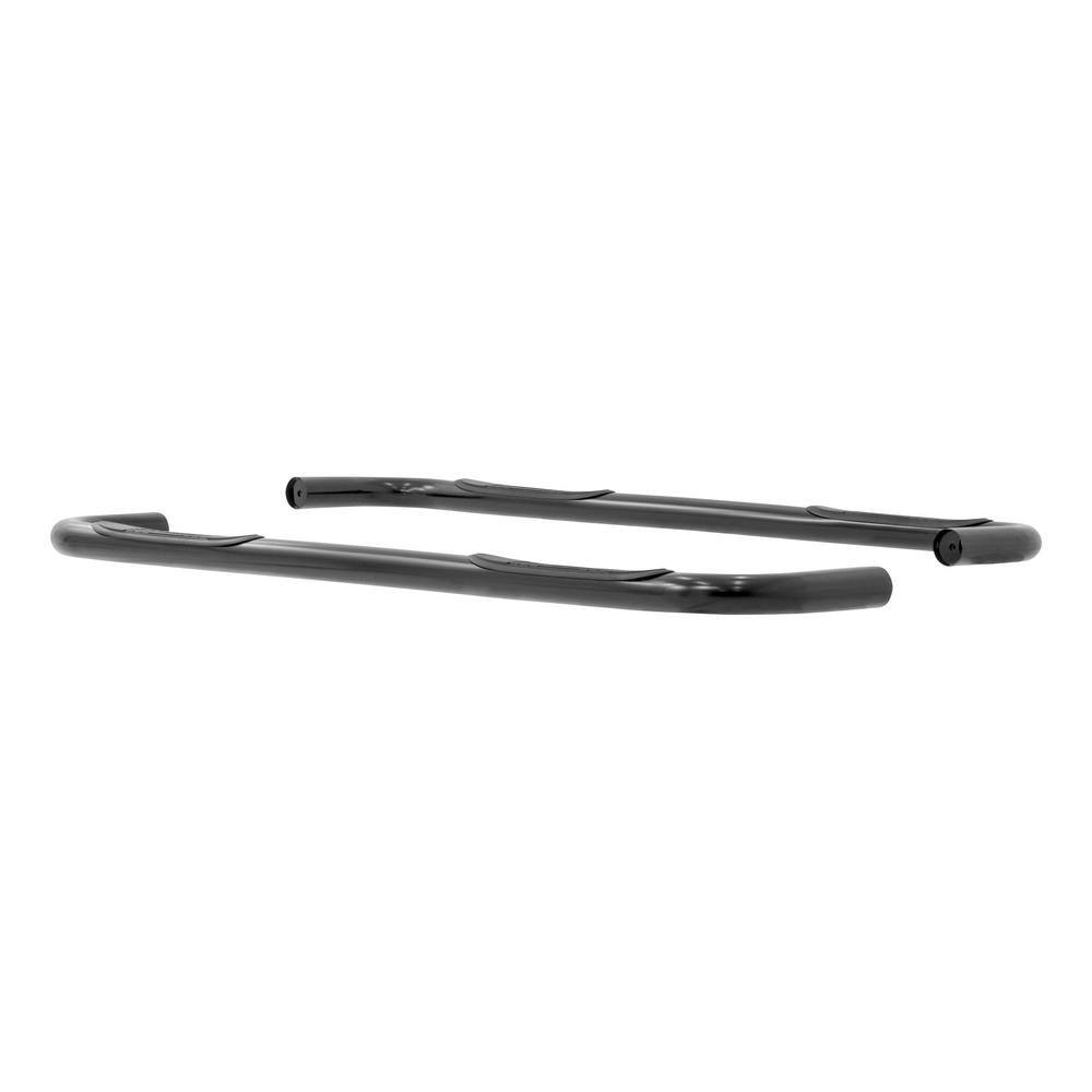 3-Inch Round Black Steel Nerf Bars, No-Drill, Select Chevrolet Suburban - Hercitys