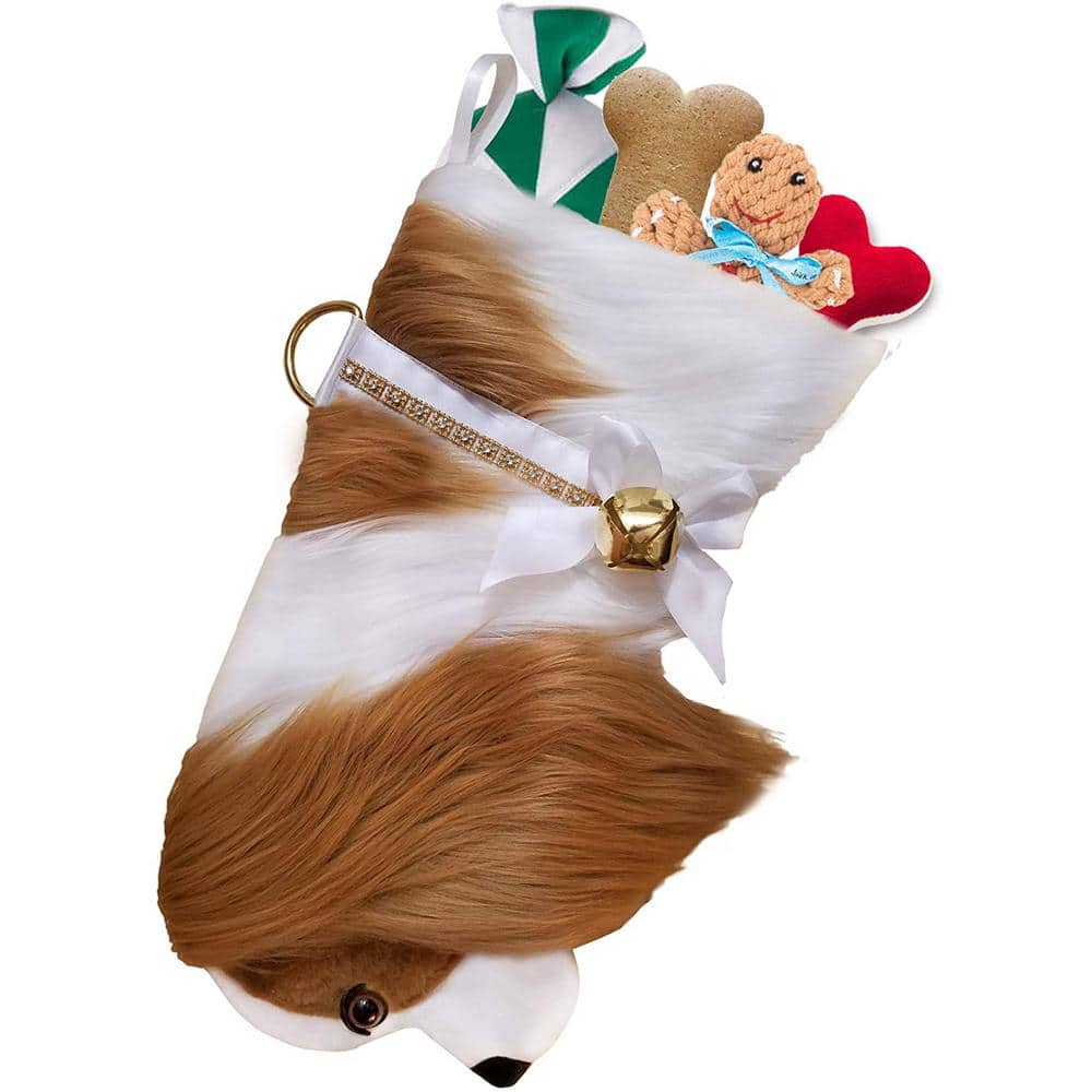 22 in. Long Hair Cavalier King Charles Spaniel Dog Christmas Stocking - Hercitys