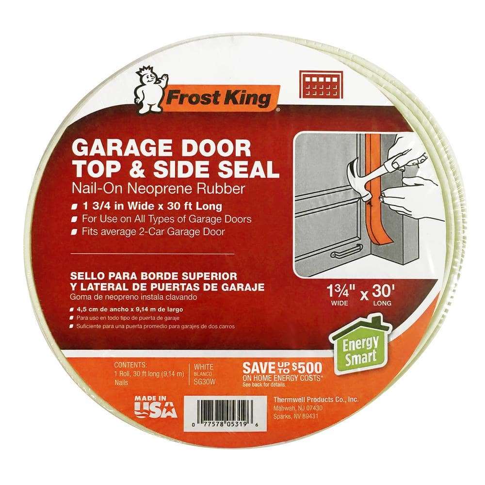 30 Ft. Nail on Garage Door Top and Side Seal. 1- 3/ 4 w. - Hercitys
