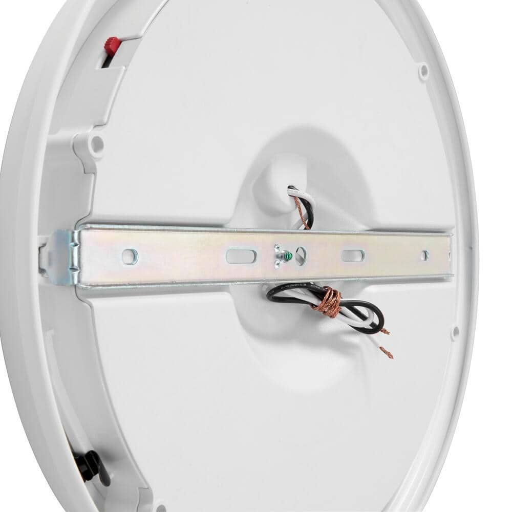 13 in. White Selectable LED Flush Mount - Hercitys