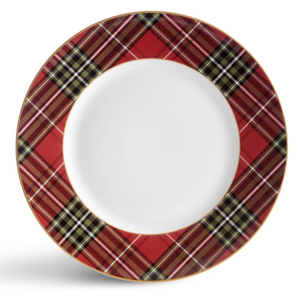 12-Piece Wexford Red Porcelain Dinnerware Set (Service for 4) - Hercitys