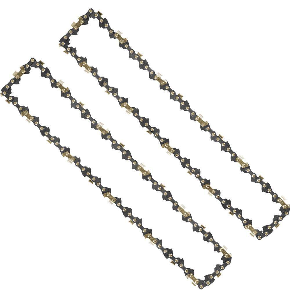 18 in. 0.050-Gauge Replacement Full Complement Standard Chainsaw Chain, 62 Links (2-Pack) - Hercitys