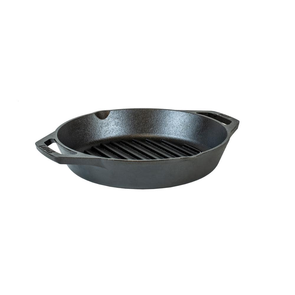 10.25 in. Dual Handle Cast Iron Grill Pan - Hercitys