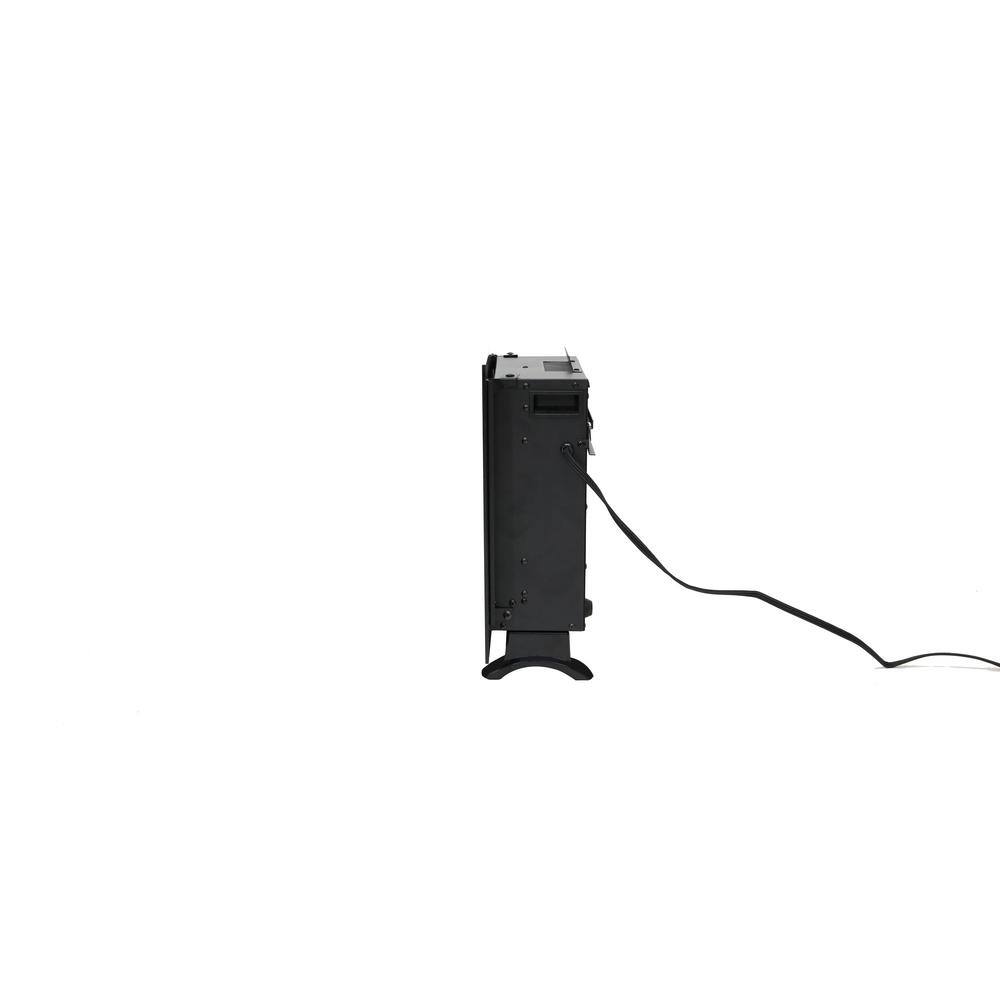 24 in. Wall mount Electric Fireplace in Black finish - Hercitys