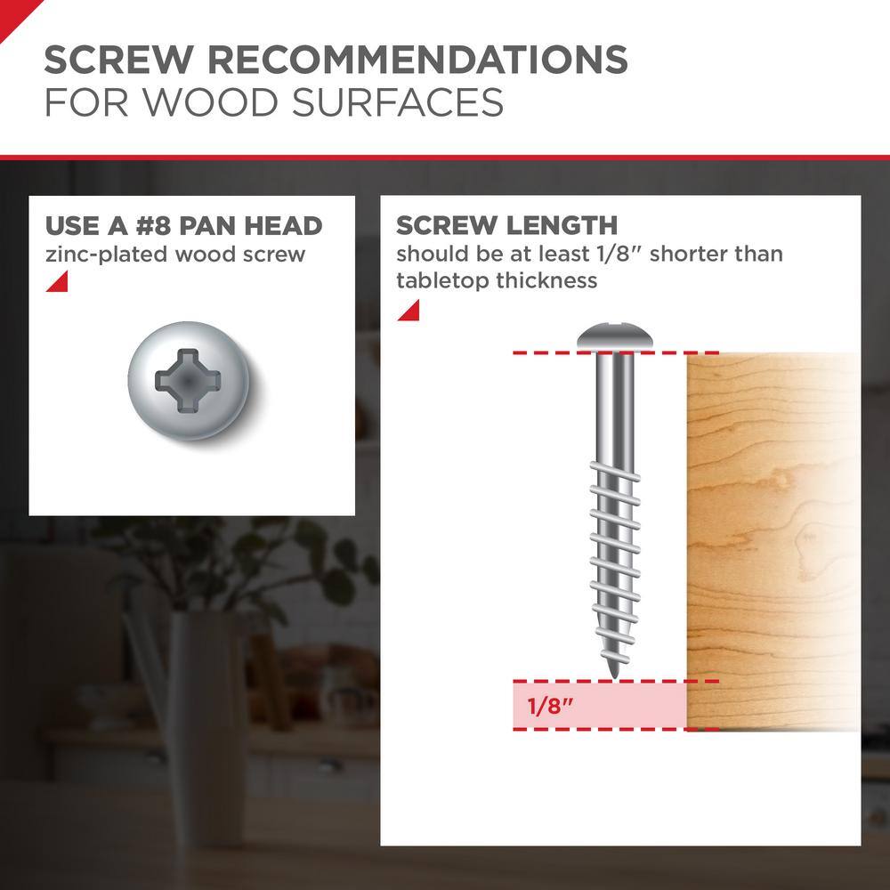 (4-Pack) 4 3/4 in. (120 mm) Matte White Metal Square Furniture Leg with Leveling Glide - Hercitys