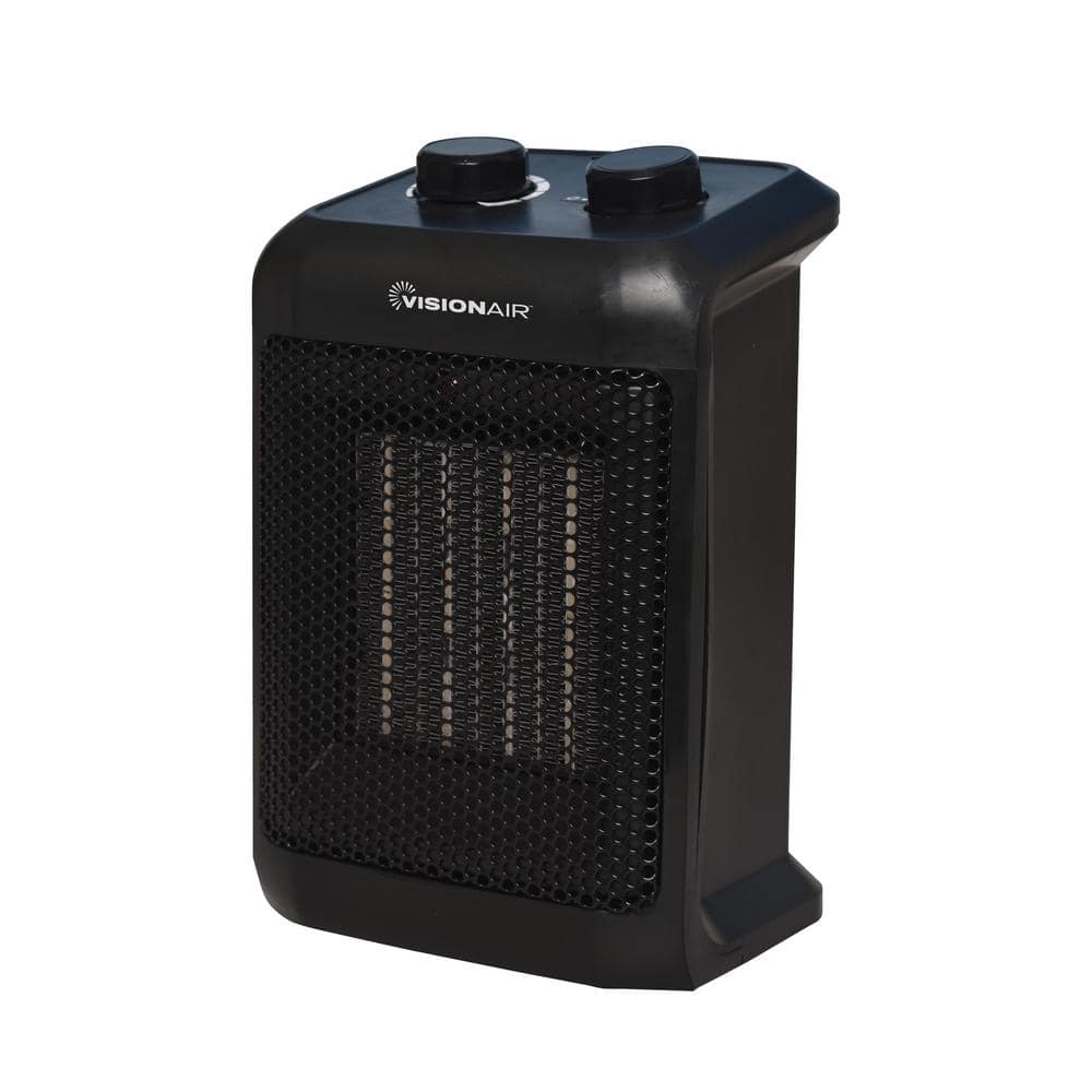 1500/750-Watt 9.5 in. Ceramic Electric Forced Air Heater - Hercitys