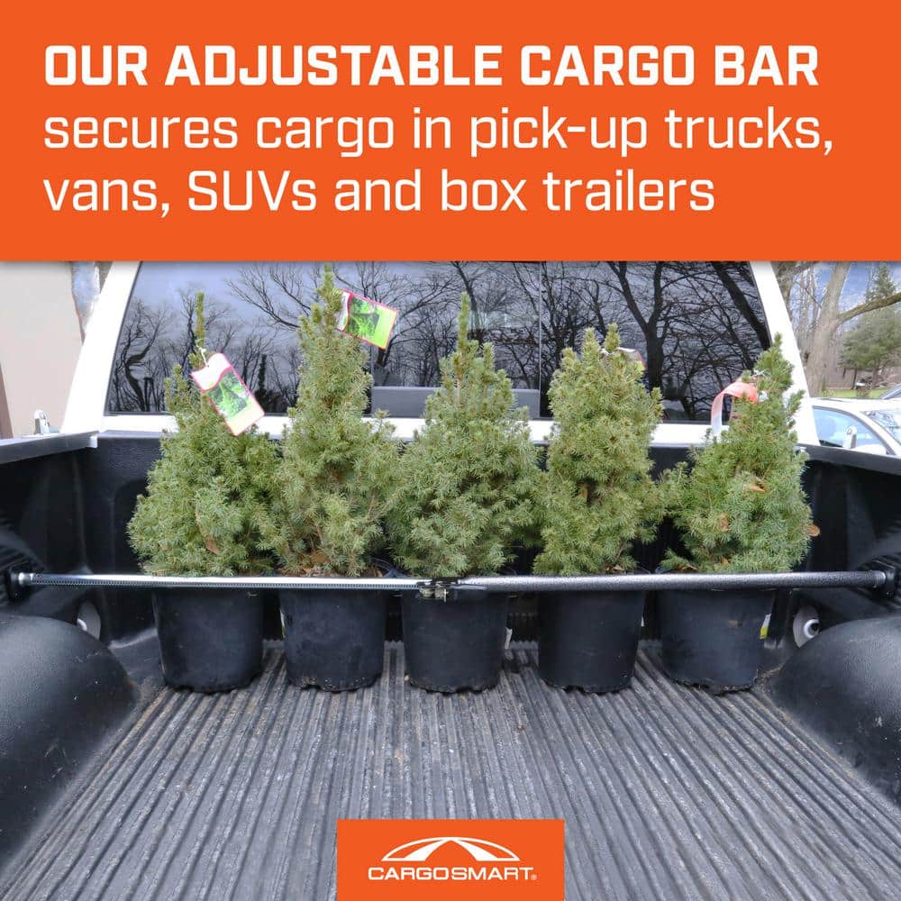 40 in. to 70 in. Adjustable Ratcheting Cargo Bar Rack - Hercitys