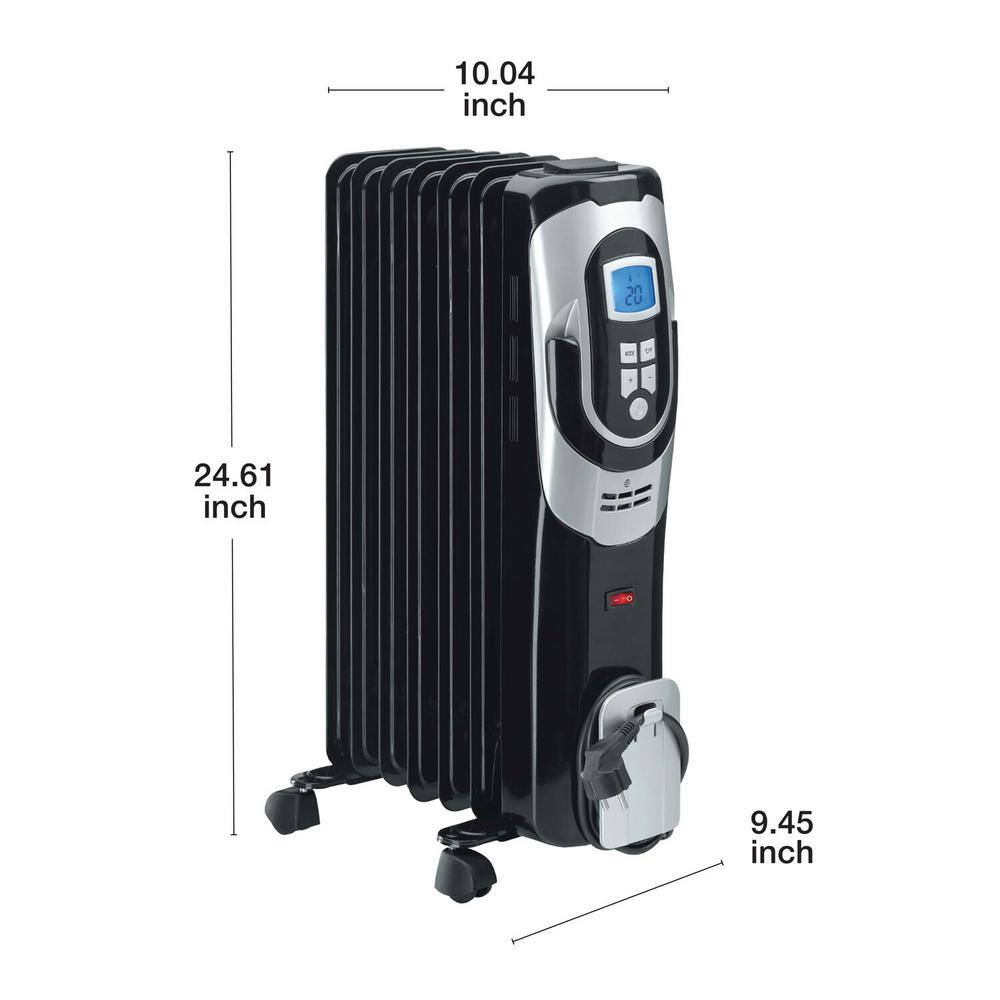 1500-Watt Digital Oil Filled Radiator - Hercitys
