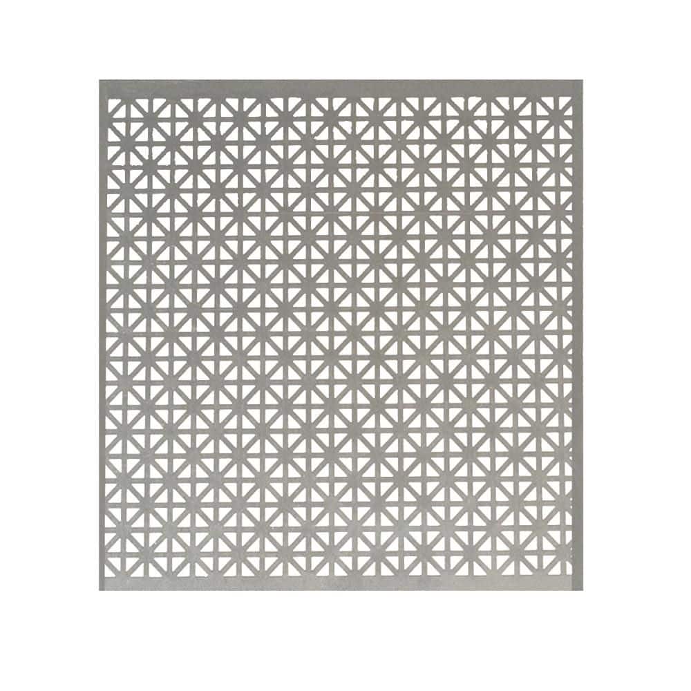 36 in. x 36 in. x 0.02 in. Union Jack Silver Metallic Aluminum Sheet Metal - Hercitys
