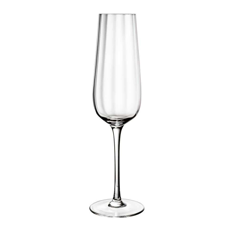4 oz. Rose Garden Flute Glass Set (Set of 4) - Hercitys