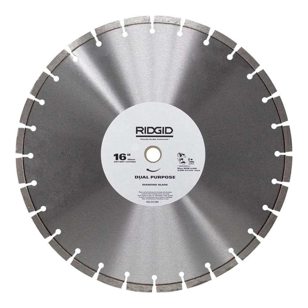 16 in. Dual-Purpose Walk-Behind Saw Diamond Blade - Hercitys