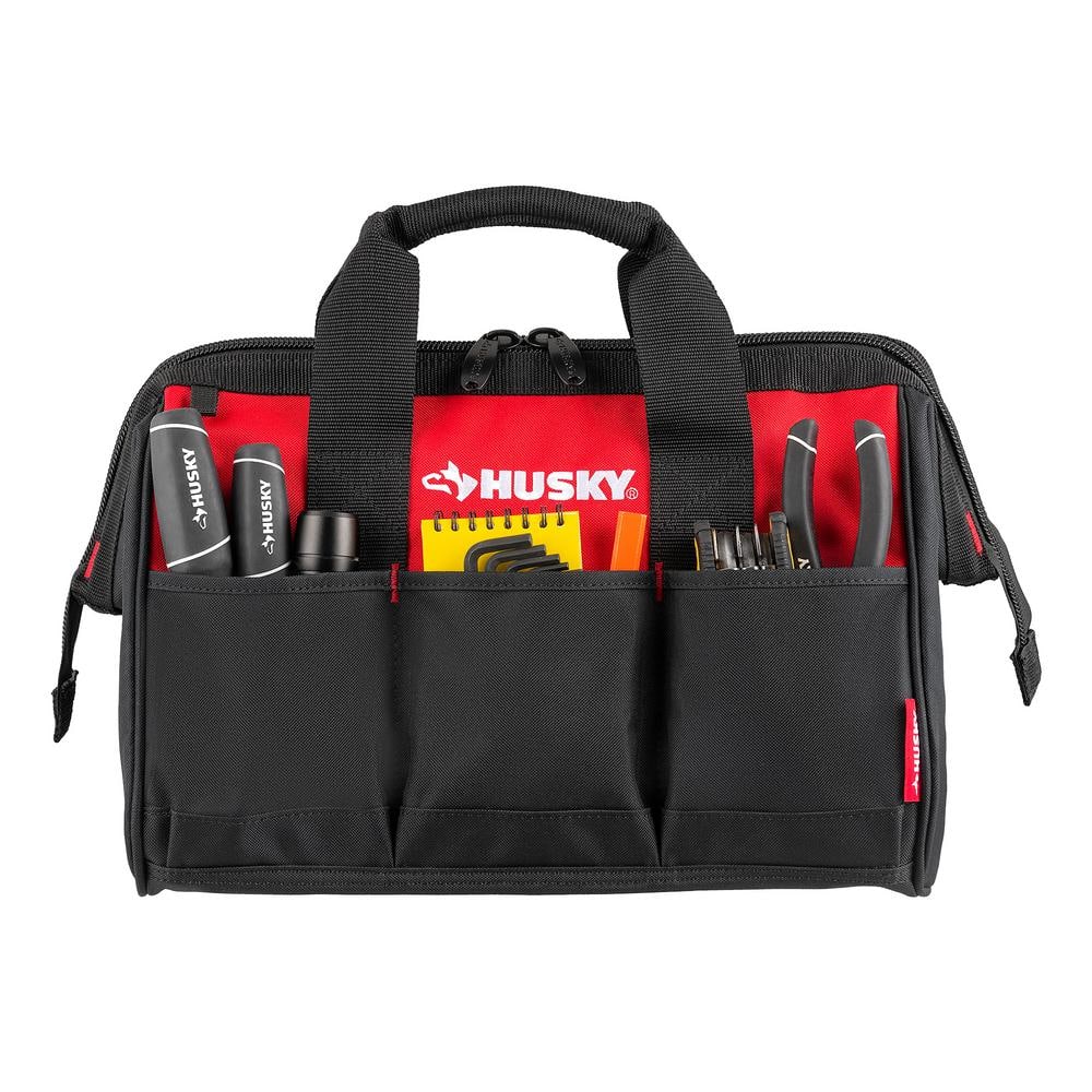 15 in. 8 Pocket Zippered Tool Bag - Hercitys