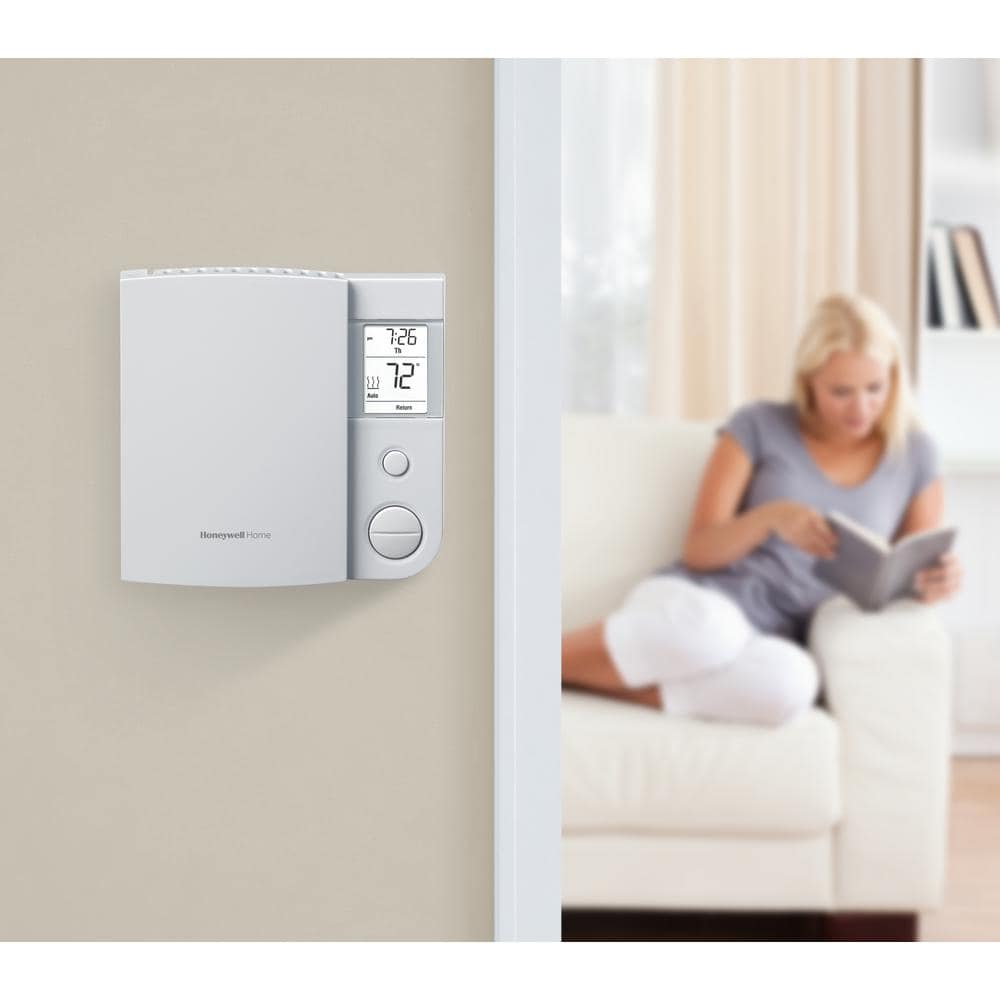 5-2 Day Baseboard Programmable Thermostat with Digital Backlit Display - Hercitys