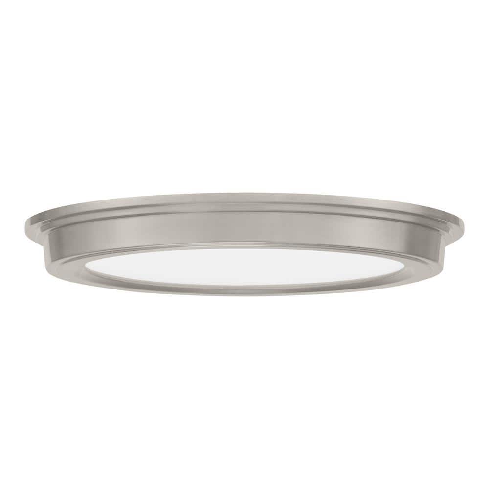 11 in. Matte Black 3-CCT LED Round Flush Mount, Low Profile Ceiling Light (2-Pack) - Hercitys