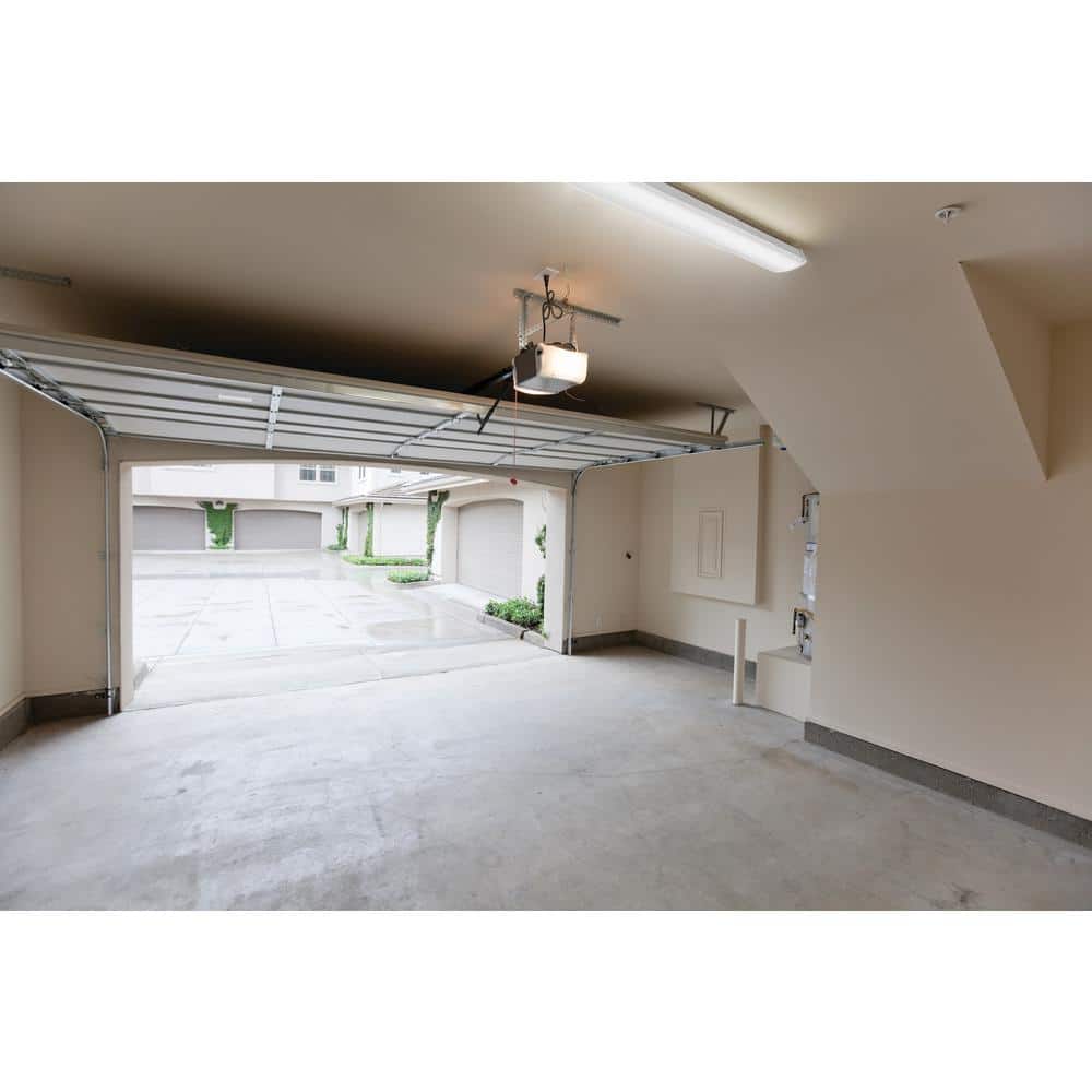 40-Watt 4 ft. White Integrated LED Flush Mount Light - Hercitys