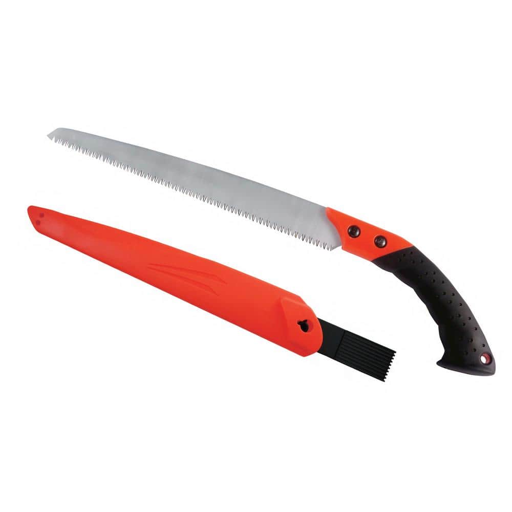 10 in. Tri-Edge Blade Hand Pruning Saws with Sheath - Hercitys