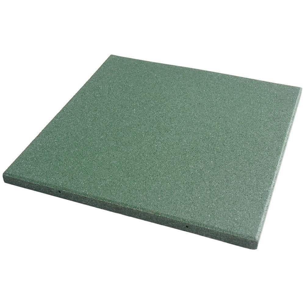 “Eco-Sport” Interlocking Tiles, Green 3/4 in. x 19.5 in. x 19.5 in. (13.2 sq.ft, 5 Pack) - Hercitys