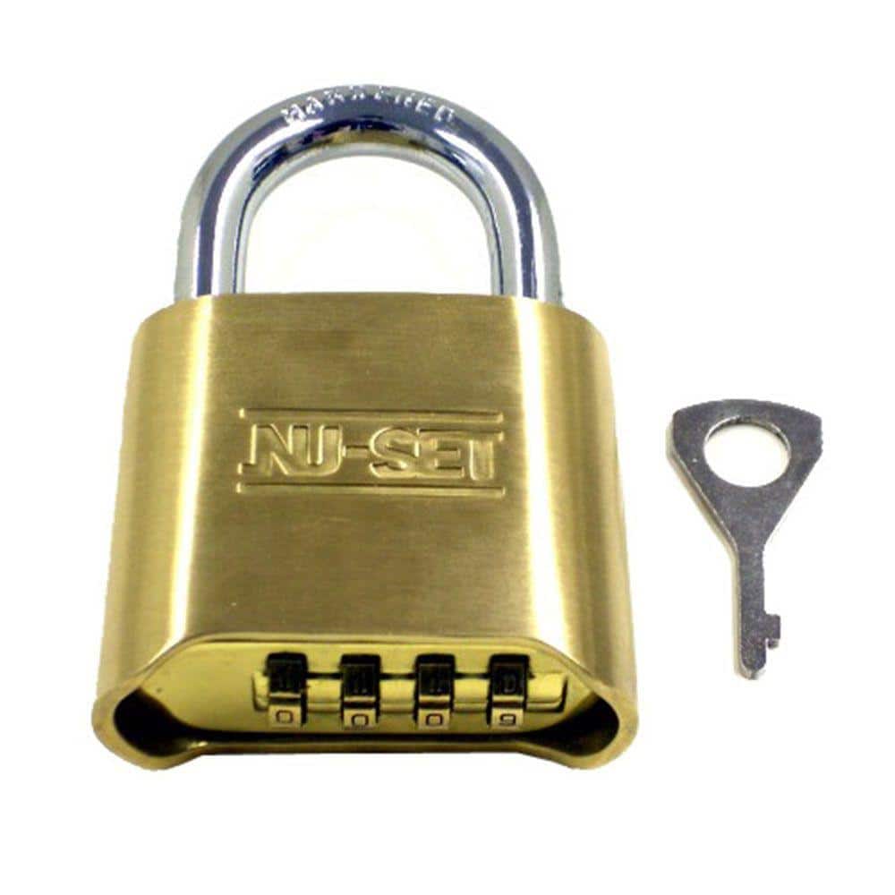 2 in. Set-Your-Own 4-Digit Combination Padlock - Hercitys
