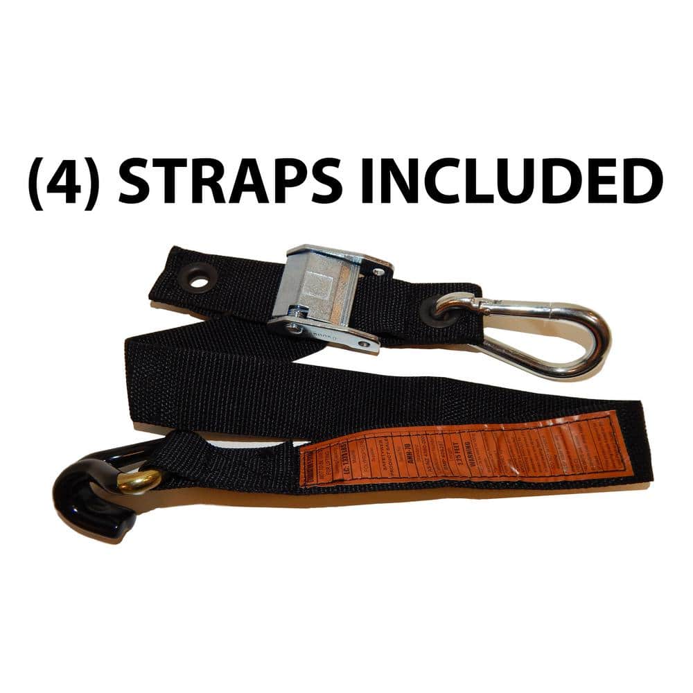 4.75 ft. x 6 ft. Small Heavy-Duty Adjustable Cargo Net Hardware Included - Hercitys