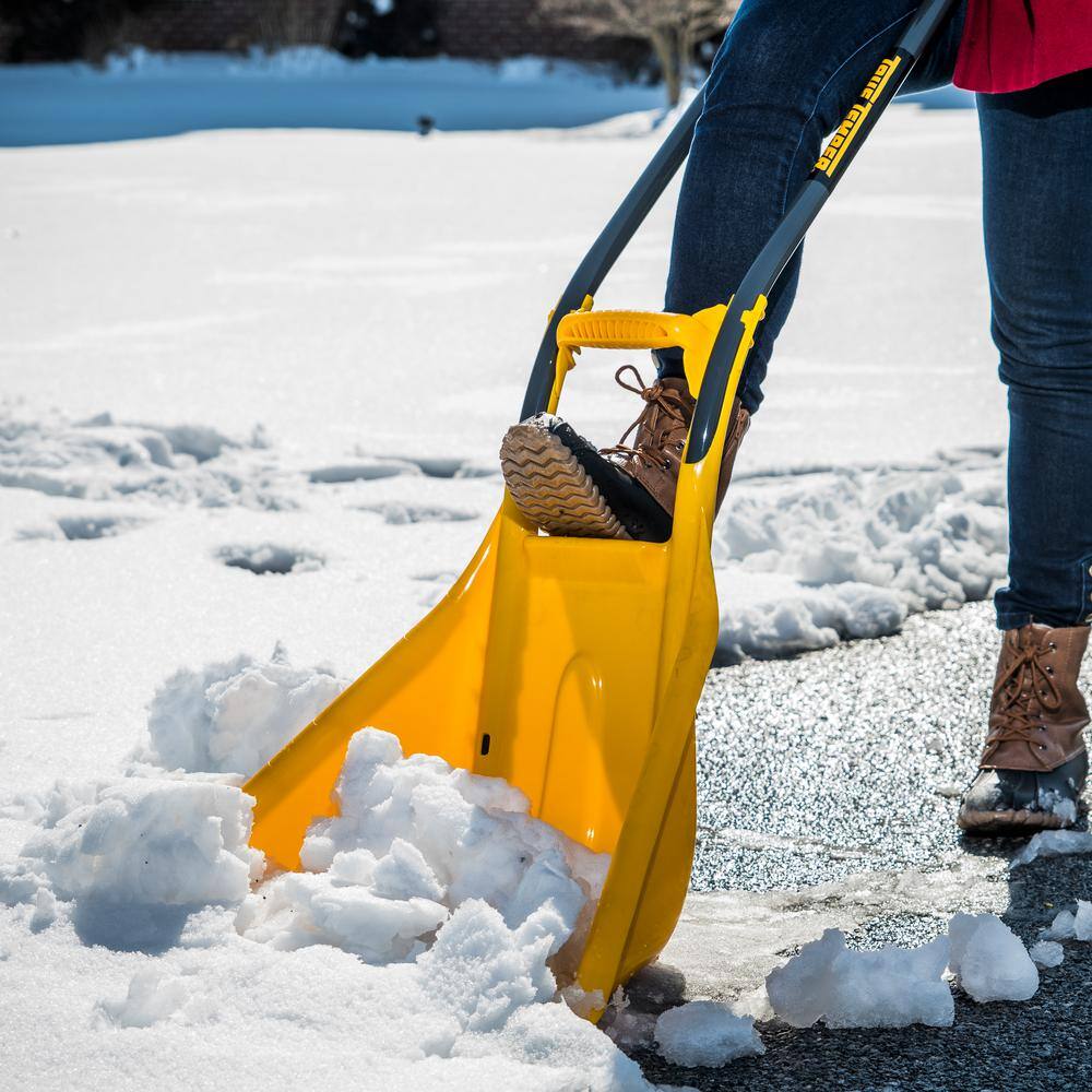 39.47 in. Aluminum Handle Plastic Snow Shovel - Hercitys