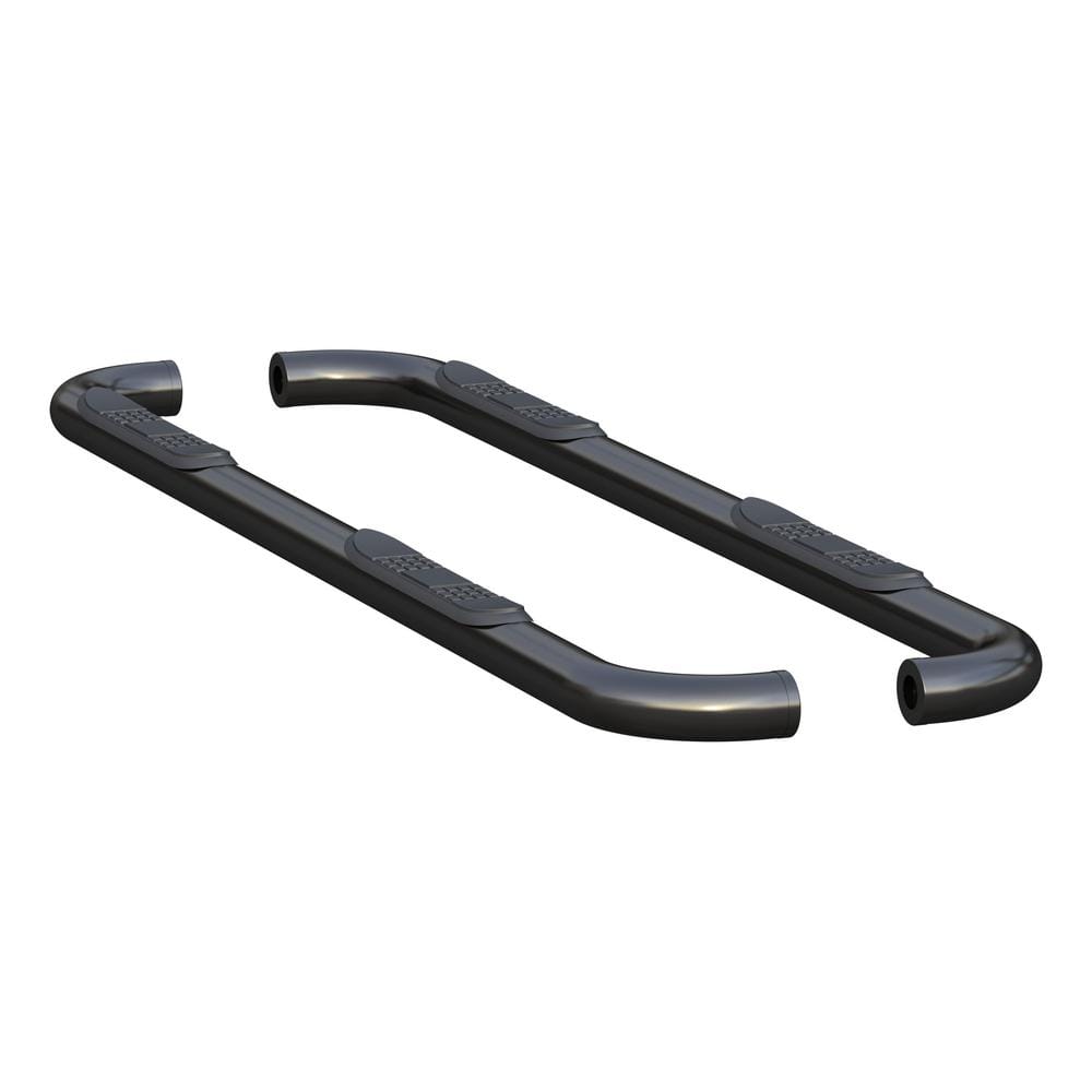 3-Inch Round Black Steel Nerf Bars, No-Drill, Select Ram 1500 - Hercitys