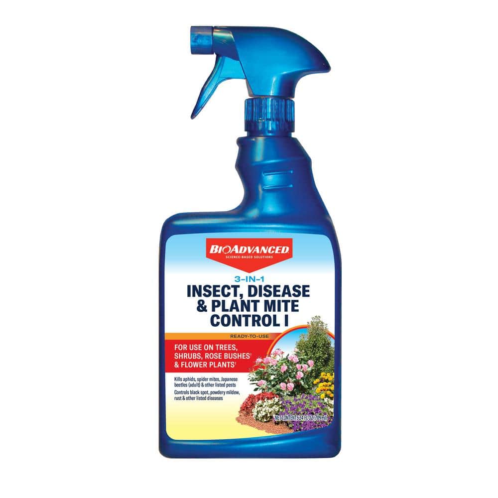 24 oz. Ready-To-Use 3-in-1 Insect Killer, Disease and Mite Control - Hercitys