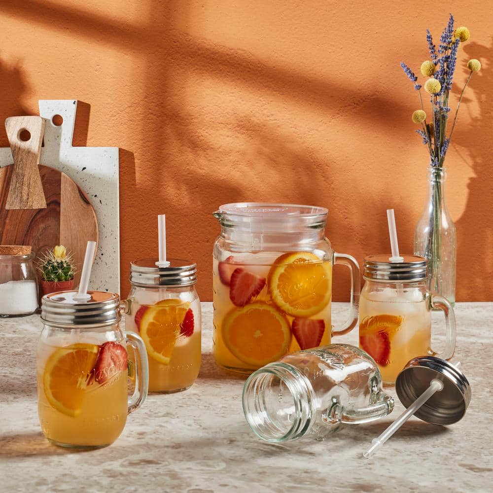 14-Piece Glass Drinkware Set - Hercitys