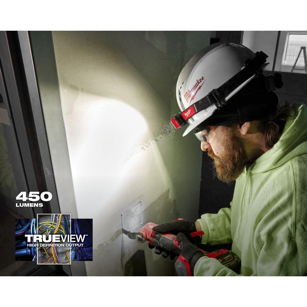 450 Lumens Internal Rechargeable Magnetic Headlamp and Task Light (2-Pack) - Hercitys