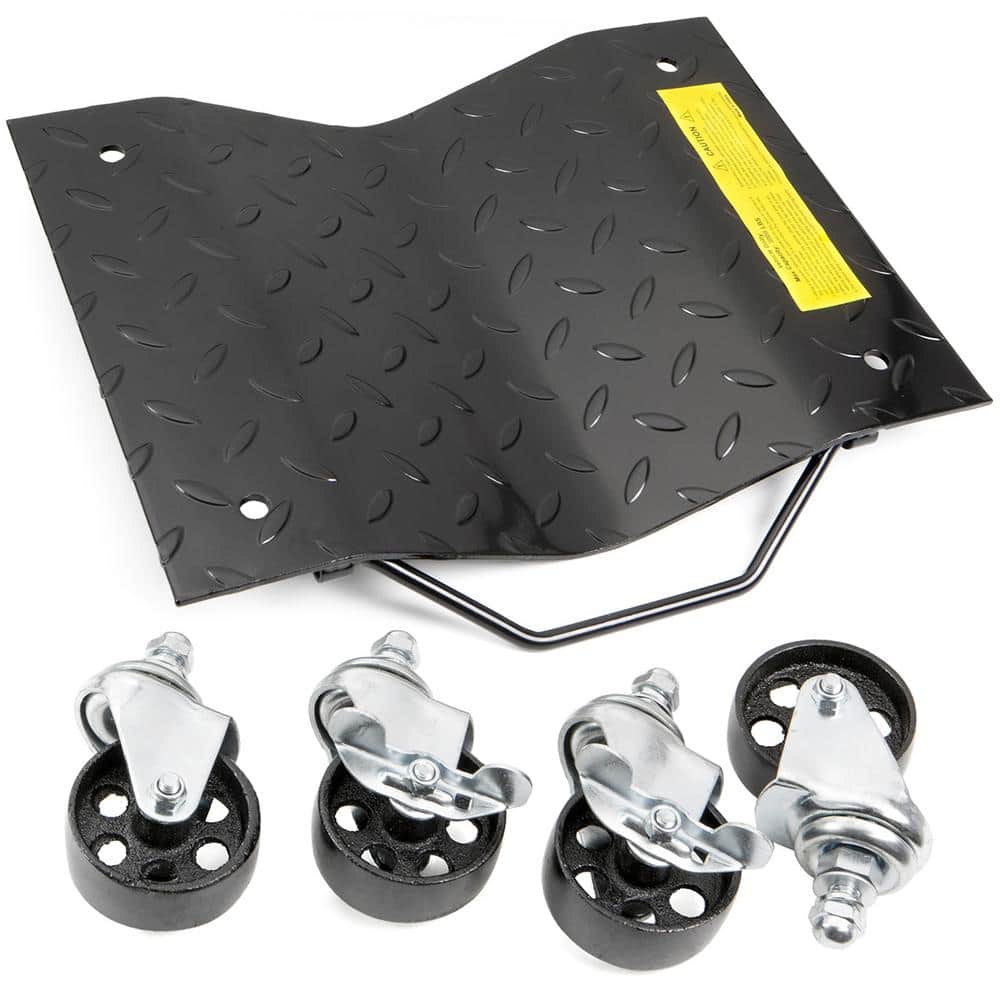 12 in. x 16 in. Skate 3000 lbs. Tire Set of 2 Auto Dolly Car Dolly Wheel Repair Slide - Hercitys