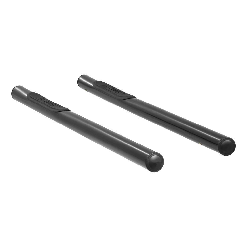 3-Inch Round Black Steel Nerf Bars, No-Drill, Select Toyota Tacoma - Hercitys