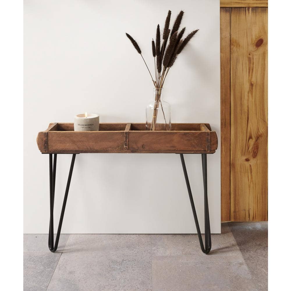 16 in. Black Matte Steel Hairpin Table Legs (4-Pack) - Hercitys