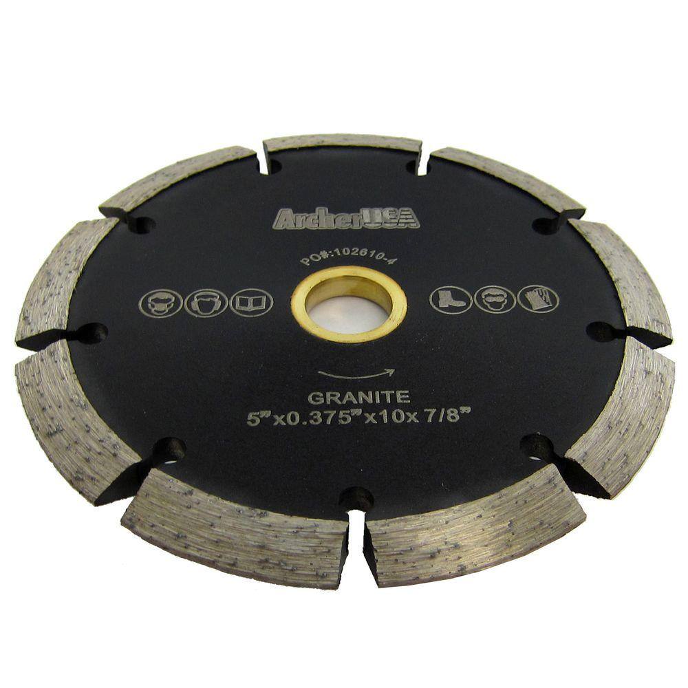 5 in. Crack Chaser Diamond Blade for Concrete Repair - Hercitys