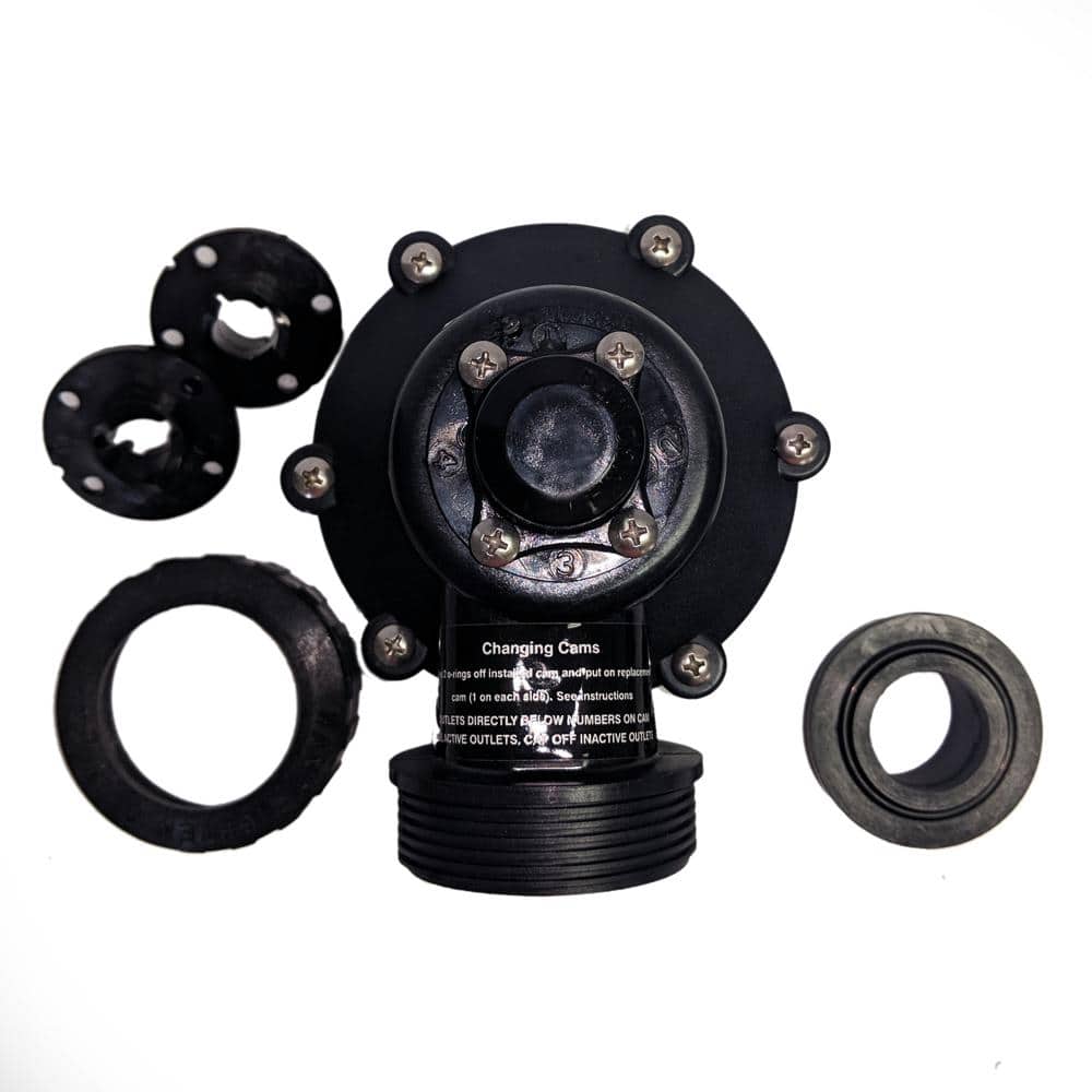 1 in. Mini 4 Outlet Indexing Irrigation Valve with 2, 3 and 4 Zone Cams - Hercitys