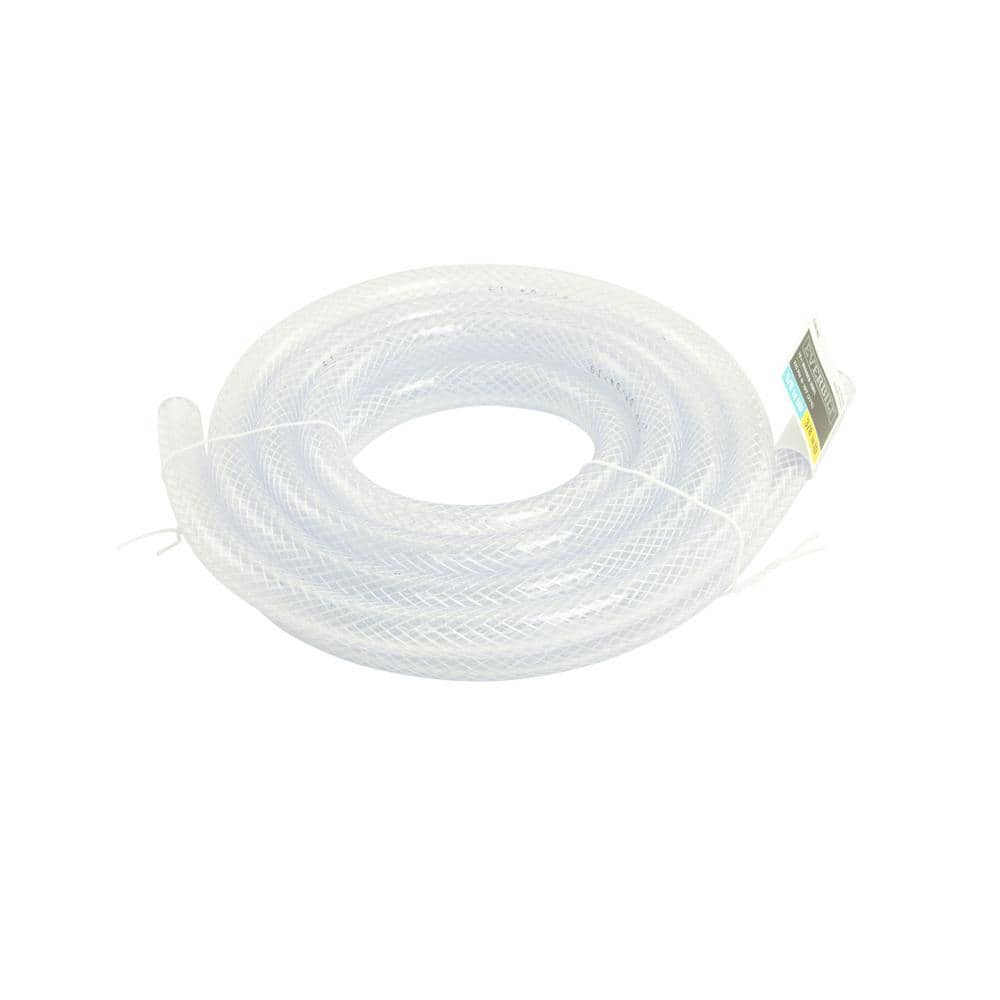 5/8 in. O.D. x 3/8 in. I.D. x 10 ft. PVC Braided Vinyl Tube - Hercitys
