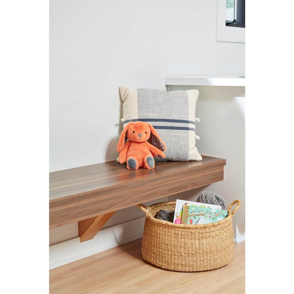 5 ft. x 12 ft. Laminate Sheet in Walnut Butcherblock with Natural Grain Finish - Hercitys