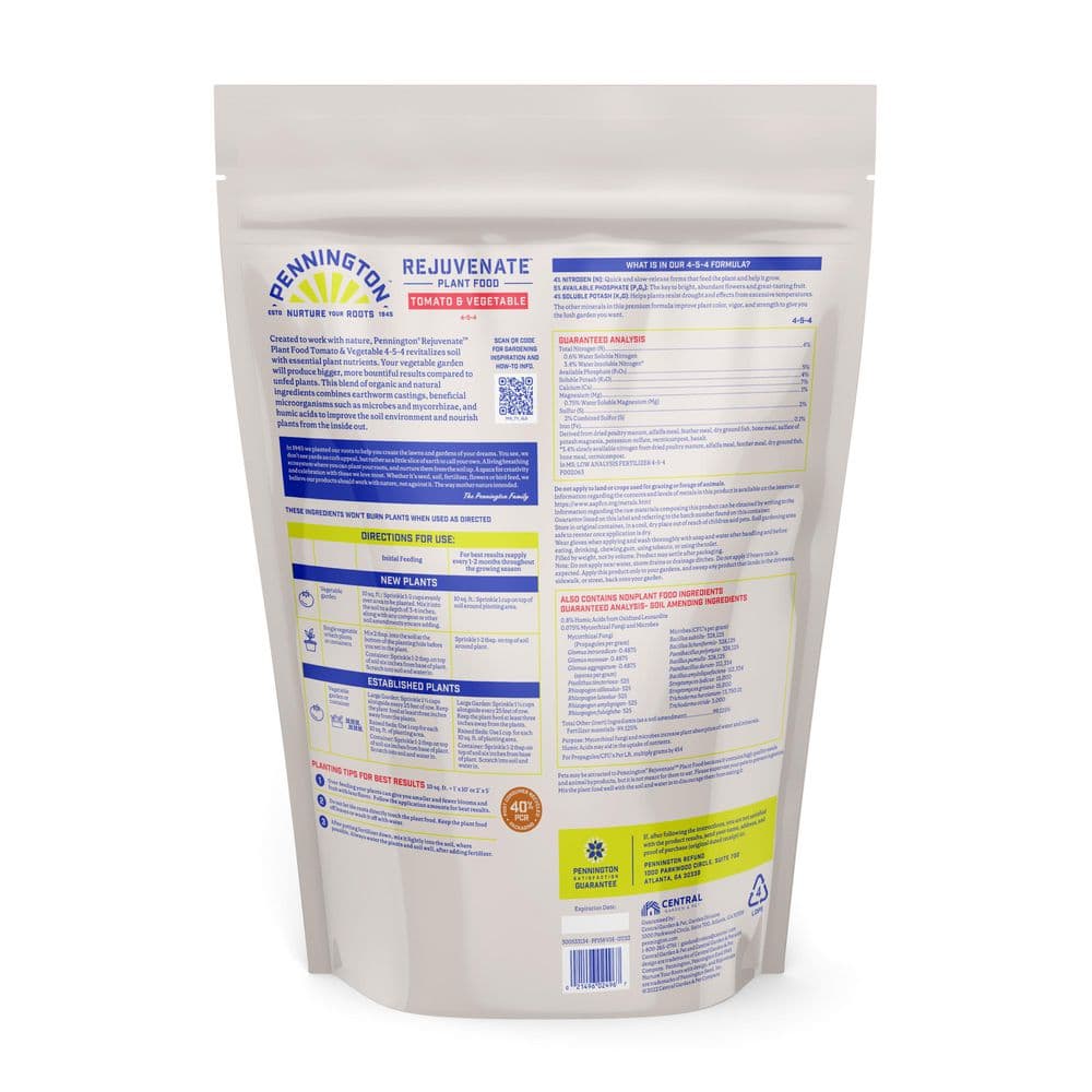 4 lbs. Rejuvenate Tomato and Veg Plant Food 4-5-4 - Hercitys