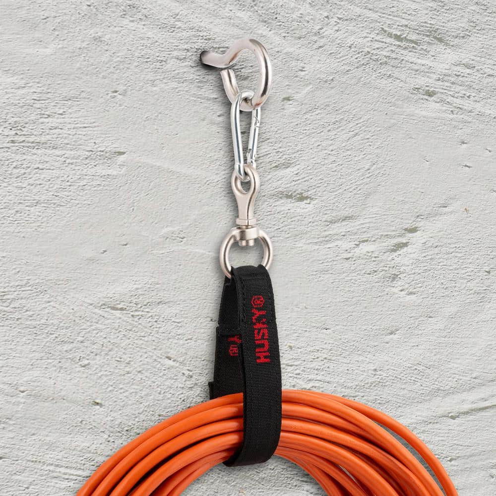 18 in. Heavy Duty Hanging Quick-Release Hooks with Carabiner Strap - Hercitys